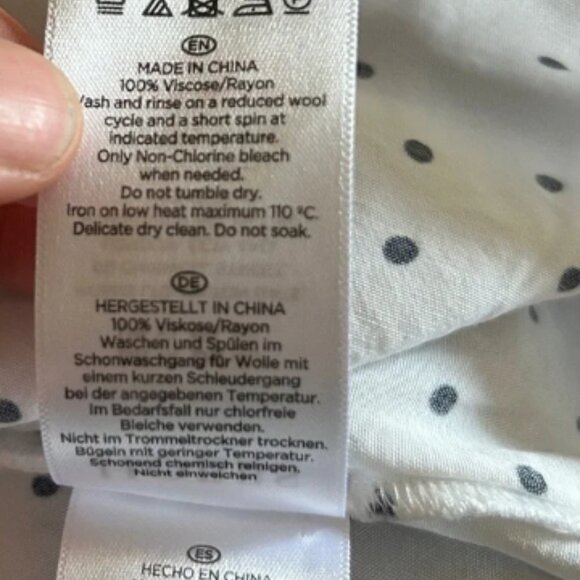 Hobbs London Polka Dot Blouse - Picture 7 of 7